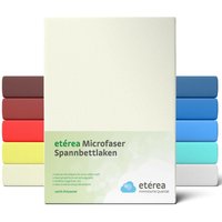 Etérea - Microfaser Spannbettlaken Natur 140x200 - 160x200 cm - Natur von ETÉREA
