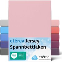 Comfort Jersey Spannbettlaken Zartrosa 60x120 cm - 70x140 cm - Zartrosa - Etérea von ETÉREA