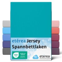 Etérea - Comfort Jersey Spannbettlaken Ocean 80x160 cm - 80x180 cm - Ocean von ETÉREA