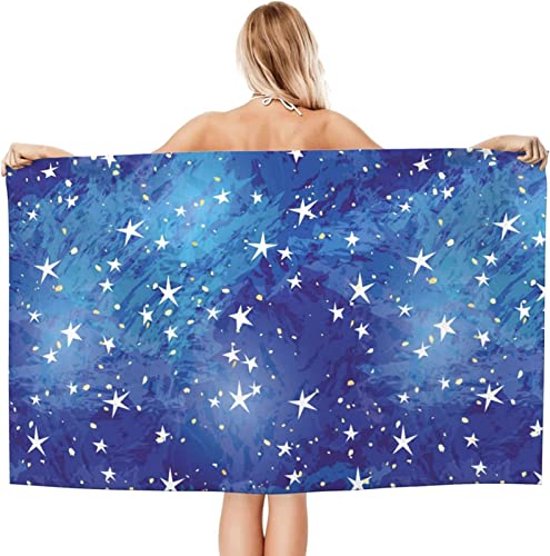 ETERIO 3D Galaxis Strandtuch Groß 70x150, Geometrie Badetuch Mikrofaser Handtücher, Strandhandtuch SchnellTrocknend Badehandtuch, Saunatuch, Handtuch, Damen, Herren, Strandtücher, Badetücher von ETERIO