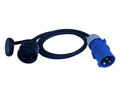 CEE ADAPTER CEE Stecker auf Schuko Kupplung Camping Boot H07RN-F 3x2,5mm² - 1,5m CEE ADAPTER CEE Stecker auf Schuko Kupplung Camping Boot H07RN-F 3x2,5mm² - 1,5m von ETF