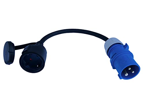 CEE ADAPTER Schuko Kupplung auf CEE Stecker 230V Camping Boot H07RN-F 3x2,5mm² CEE ADAPTER Schuko Kupplung auf CEE Stecker 230V Camping Boot H07RN-F 3x2,5mm² von ETF