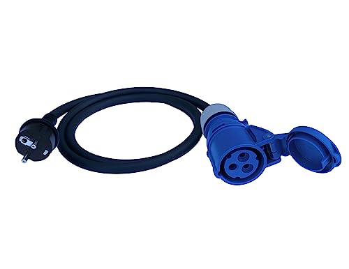 CEE ADAPTER Schuko Stecker auf CEE Kupplung Camping Boot H07RN-F 3x2,5mm² - 1,5m CEE ADAPTER Schuko Stecker auf CEE Kupplung Camping Boot H07RN-F 3x2,5mm² - 1,5m von ETF