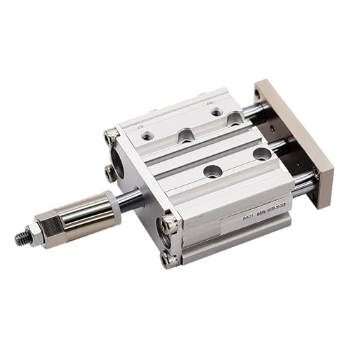 20/25 einstellbare Hub Bohrung Größe 20mm/25mm Drei Achsen Mit Stange Kompakte Guide Air Pneumatische Zylinder(MGPM20x200-50-XC8) von ETFLURZPP