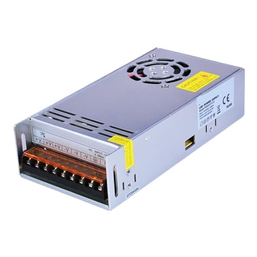 400w 12v LED Power Supply 30a 360w Constant Voltage Switching Driver 110v 220v ac-dc Light Transformer Single Output(175-240V AC,12V DC_400W_WITH NO) von ETFLURZPP