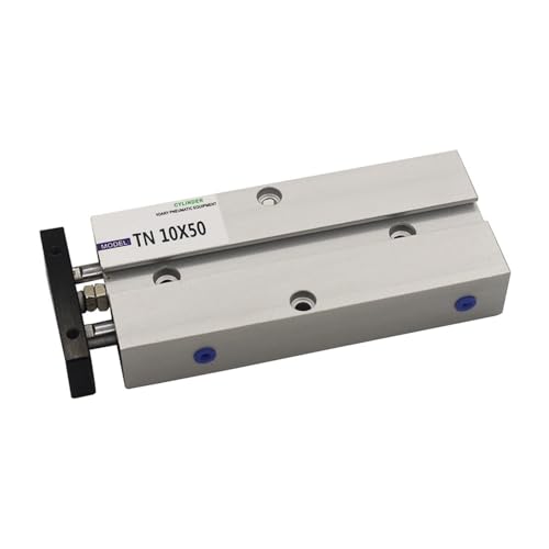 Aluminiumlegierung TN TDA-Serie Luftzylinder 10mm Bohrung 10-200mm Hub TN10x10 TN10x50 Doppelstangen-Pneumatikzylinder(TN10x90) von ETFLURZPP