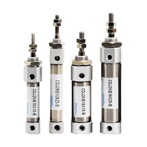 CDJ2KB10/16-10X15X20X25X50X75X100X200Z-B Sechseckige Kolbenstange Anti-Rotation Edelstahl Kleiner Mini-Zylinder(Stroke 40mm) von ETFLURZPP