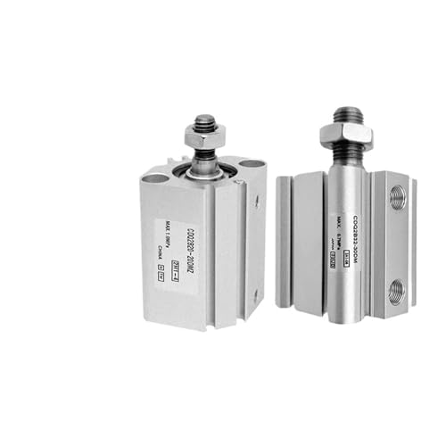 CQ2B CDQ2B DM DMZ Bohrung 12 16 20 25 32 40 50 63 80 100 Außengewinde Kompaktzylinder Standard Doppel Einzelstange(CQ2B100) von ETFLURZPP