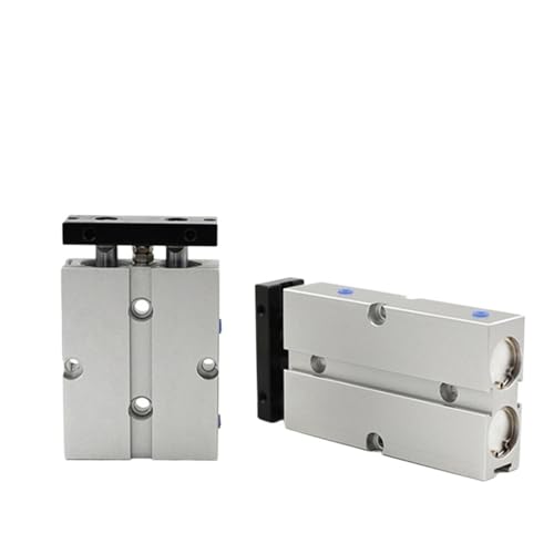 Double Rod TN Type Double Pneumatic Cylinde Bore 10/16/20/25/32mm Aluminum Alloy Stroke 30 35 40 45 50 60 70 75mm Air Cylinder(Stroke 60mm) von ETFLURZPP