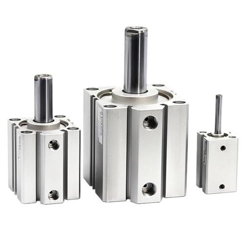 Luftpneumatikzylinder Im Frühjahr SDA Compact Type 16 20 25 32 40 50 63 Mm Bohrung Bis 5 10 15 20 25 30 35 40 45 50 Hub(Stroke 45mm) von ETFLURZPP