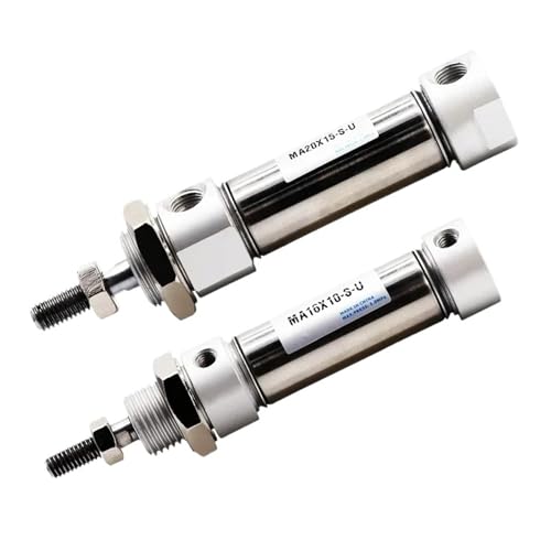 MA 16 20 25 32 40 Flache-ende AirTAC Typ Pneumatische Zylinder Hub 25 50 100 125 150 200 Mm Edelstahl Double Action Mini Air(Stroke 175mm) von ETFLURZPP