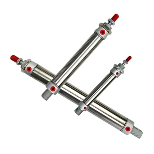 MA16 20 25 32 40 Pneumatische Zylinder Kolben 25 50 100 150 200 400 500mm Hub Edelstahl Doppel Mini Luft Zylinder(125mm Stroke) von ETFLURZPP