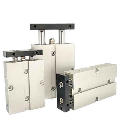 Pneumatischer Zylinder Der TN-Serie, Doppelstangenzylinder, Bohrung TN10 TN16 TN20 TN25 TN32, Hub 5 Mm, 10 Mm, 20 Mm, 30 Mm, 40 Mm, 50 Mm, Luftzylinder(Stroke 20mm) von ETFLURZPP