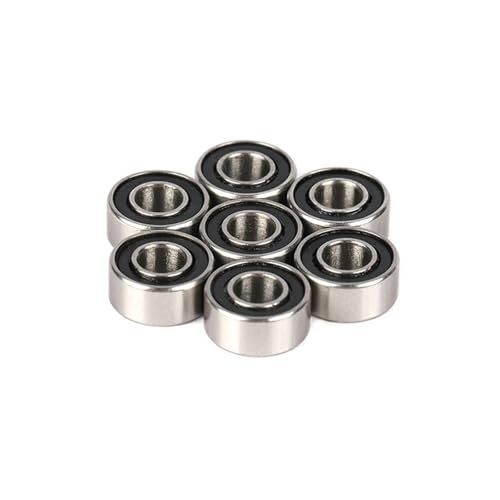 S608 2RS Edelstahl-Kugellager 8x22x7 mm Rillenkugellager mit Gummidichtung 8 Stück S608 2RS Edelstahl-Kugellager 8x22x7 mm Rillenkugellager mit Gummidichtung 8 Stück von ETFLURZPP