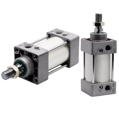 SC32/40/50/63/80/100/125 Pneumatikzylinder 32 Mm Bohrung 25 Mm Bis 1000 Mm Hub Doppeltwirkend Standard-Luftzylinder Dichtungsring(Stroke 175mm Magnet) von ETFLURZPP