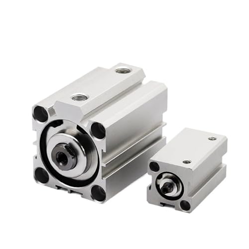 SDA16/20/25/32/40/50/63/80mm Bohrung Doppel Pneumatische Luft Zylinder Kolben Kleine Teil Kompakte 5 10 15 20 30 40 50mm Hub(Stroke 40mm) von ETFLURZPP