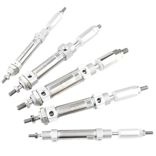 Serie Pneumatische Cylingder Edelstahl Hub Einstellbare Mini Zylinder MAJ16/20/25/32/40X25X50X75X100-25-50S(Stroke 100-50-S,Bore 20mm) von ETFLURZPP