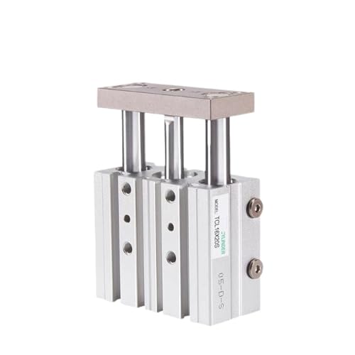 Zylinder 12/16X15X10X20X25X30S Aluminium Legierung Zylinder Serie Pneumatische Drei Achsen Doppel Action Zylinder Magnet(TCL16X40S) von ETFLURZPP
