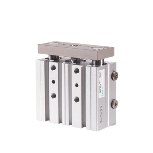 Zylinder 20X15X10X20X25X30S Aluminium Legierung Zylinder Pneumatische Drei Achsen Kompakte Führung Zylinder Drei Stange Magnet(TCL20X20S) von ETFLURZPP