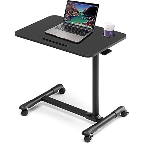 ETHU Beistelltisch mit Rollen,Höhenverstellbarer Stehpult,Laptoptisch mit 4 Rollen,Überbetttisch Krankenhausbetttisch für Büro,Pflegebett,Schrebitisch(Schwarz) ETHU Beistelltisch mit Rollen,Höhenverstellbarer Stehpult,Laptoptisch mit 4 Rollen,Überbetttisch Krankenhausbetttisch für Büro,Pflegebett,Schrebitisch(Schwarz) von ETHU
