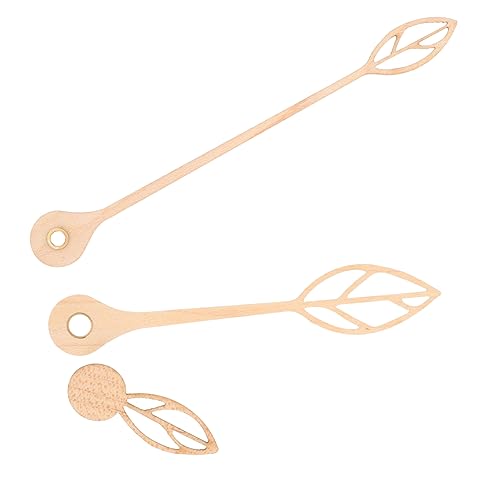 ETHZZLE 1 Satz DIY Wanduhr Zeiger Holz Uhrwerk Ersatzteile für Elegante Wanduhren Installieren Geeignet Perfektes Reparatur Kit von ETHZZLE