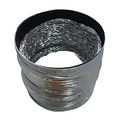 ETHZZLE 1 Stück Hochtemperaturbeständiger Aluminium Flexschlauch Dehnbar und Langlebig für Hvac Küchen Badezimmer Gewächshäuser und Abluftsysteme Silber ETHZZLE 1 Stück Hochtemperaturbeständiger Aluminium Flexschlauch Dehnbar und Langlebig für Hvac Küchen Badezimmer Gewächshäuser und Abluftsysteme Silber von ETHZZLE
