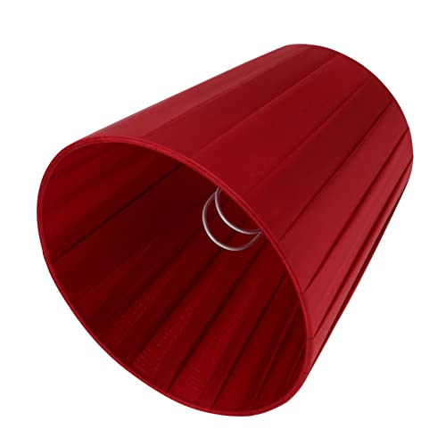 ETHZZLE 1 Stück Stoff Lampenschirm Clip für Deckenlampe Robuster und Dekorativer Lampenschirm Weinrot Installieren für Schlafzimmer Wohnzimmer von ETHZZLE