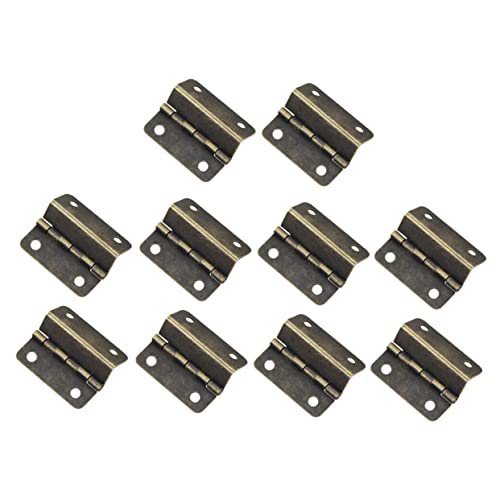 ETHZZLE 10 Stück Teiliges Dreifachfalt Hinge Eisen für Holzboxen Robuste Scharniere für Möbel mit Löchern Rostfrei und Geräuschlos für Schränke und Schmuckkästchen ETHZZLE 10 Stück Teiliges Dreifachfalt Hinge Eisen für Holzboxen Robuste Scharniere für Möbel mit Löchern Rostfrei und Geräuschlos für Schränke und Schmuckkästchen von ETHZZLE