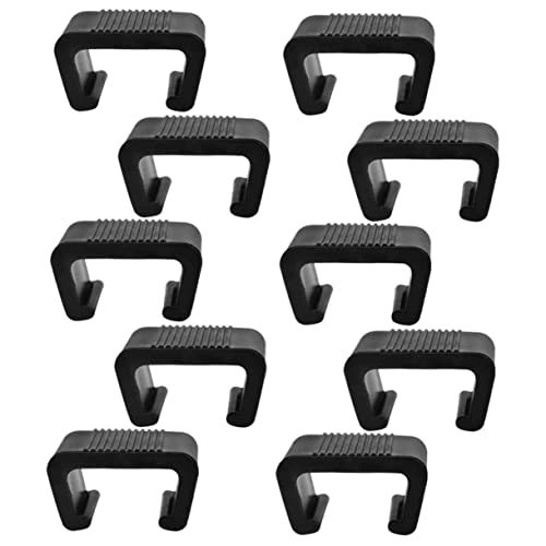 ETHZZLE 10 Stück Terrassenmöbel Clips Aus Korbgeflecht, Terrassenmöbel Clip, Rattan Korbstuhl Klemmen, Sofa Clips, Terrassenmöbel Klemmen, Möbel Clips, Sektionsverbinder, Stuhl Clips von ETHZZLE