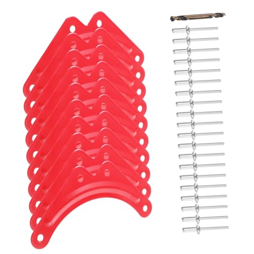 ETHZZLE 10 Stück Verstärkungsbleche Zubehör Verlängerungsleiter Ersatzleiter Stabilisator Leiter Dachleiter Befestigung Leiter Stabilisator Beine Leiter Stabilisator Pads Leiter von ETHZZLE