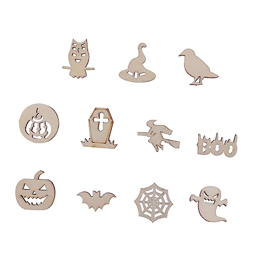 ETHZZLE 100 Stück Teiliges Halloween Holzchips Hollowed Wooden Chip Graffiti für DIY Basteln und Malen Umweltfreundliche Holzplättchen für Kreative Dekoration und Kunstprojekte ETHZZLE 100 Stück Teiliges Halloween Holzchips Hollowed Wooden Chip Graffiti für DIY Basteln und Malen Umweltfreundliche Holzplättchen für Kreative Dekoration und Kunstprojekte von ETHZZLE