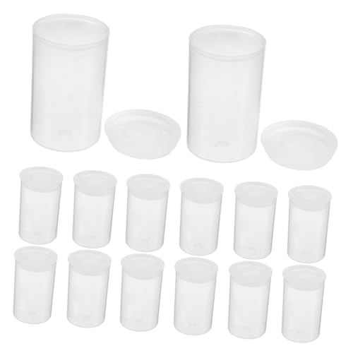 ETHZZLE 100 Stück Teiliges Transparente Aufbewahrungsdosen mit Deckeln Kleine Vielseitige Kunststoffbehälter für Medizin Reisen Kunstprojekte Kompakte Robuste Boxen zur Übersichtlichen von ETHZZLE