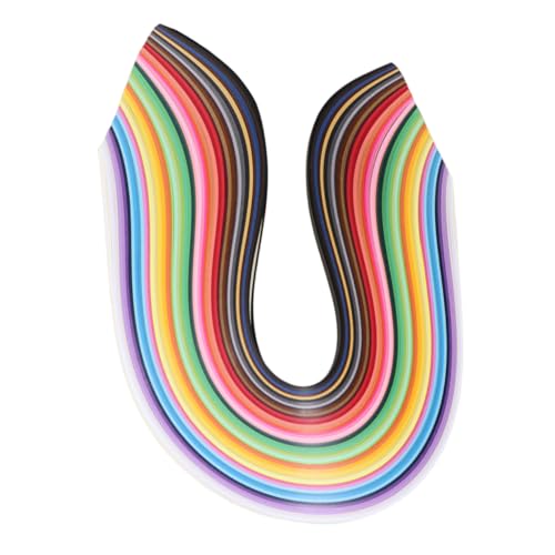 ETHZZLE 1000stücke Quilling-papierstreifen Farbiges Quilling-Papier Für DIY-bastelarbeiten Kartendesign Scrapbooking Heimdekoration Bastelwerkzeuge von ETHZZLE