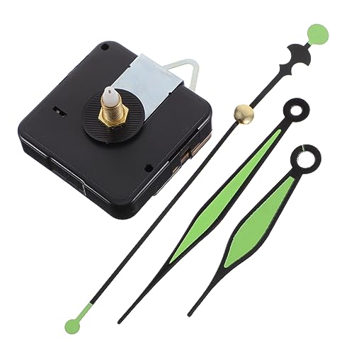 ETHZZLE 1Satz Uhrwerk mit Leuchtenden Uhrzeigern Quarz Uhrmechanismus für DIY Projekte Ersatzteile für Wanduhren für Kreative und Reparaturen Achsige Ausführung von ETHZZLE