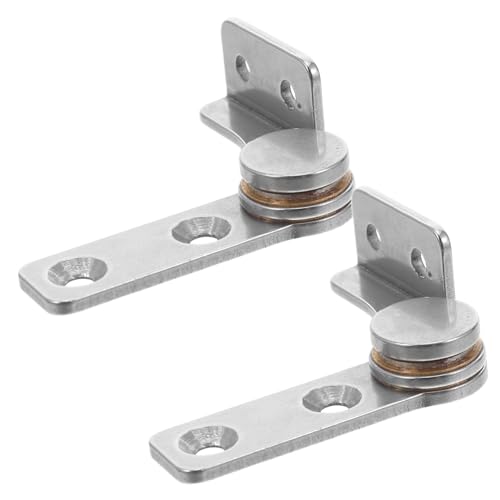 ETHZZLE 2 Stück 20 Nm Positionierungsscharnier 90 Grad Reibungstyp Drehmomentscharnier Mit Dämpfung Für Türfensterschränke Box L + R Silber von ETHZZLE