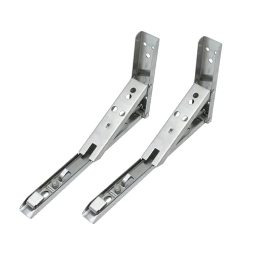 ETHZZLE 2 Stück Edelstahl Wandhalterung Klappbare Federbelastete Regalträger Robust Zur Wandmontage Für Bücherregal Und Aufbewahrung Im Wohn Und Geschäftsumfeld ETHZZLE 2 Stück Edelstahl Wandhalterung Klappbare Federbelastete Regalträger Robust Zur Wandmontage Für Bücherregal Und Aufbewahrung Im Wohn Und Geschäftsumfeld von ETHZZLE