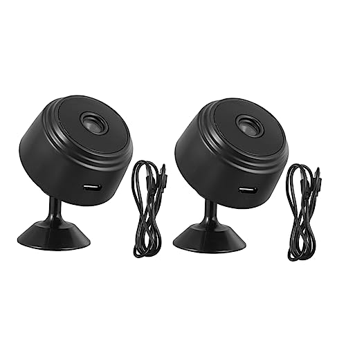 ETHZZLE 2 Stück Kabellose WLAN Überwachungskameras mit HD Nachtsicht Weitwinkel Bewegungserkennung und Magnetbefestigung für Innenräume Sichere Rundumüberwachung ETHZZLE 2 Stück Kabellose WLAN Überwachungskameras mit HD Nachtsicht Weitwinkel Bewegungserkennung und Magnetbefestigung für Innenräume Sichere Rundumüberwachung von ETHZZLE