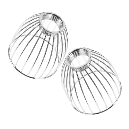 ETHZZLE 2 Stück Teiliges Metall Lampenschirm Vogelkäfig Design Kunstvolles Langlebig Einfach zu Montieren Vintage Industrie Stil Pendelleuchte für Schlafzimmer und Esszimmer Kompatibel mit von ETHZZLE