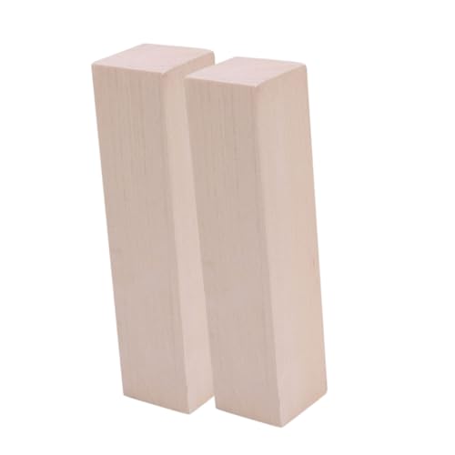 ETHZZLE 2 Stück Unbehandelte Lindenholz Schnitzblöcke Rechteckige Holzklötzchen für DIY Holzschnitzen Handwerk Carving Craft Holzblock für Kreative Holzarbeiten ETHZZLE 2 Stück Unbehandelte Lindenholz Schnitzblöcke Rechteckige Holzklötzchen für DIY Holzschnitzen Handwerk Carving Craft Holzblock für Kreative Holzarbeiten von ETHZZLE