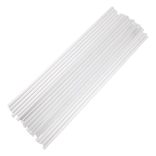 ETHZZLE 30 Stück Acryl Rundstäbe Durchmesser Klare Kunststoffstäbe Robuste DIY Stäbe Für Bastelprojekte Hausdekorationen Sicher Für Familienhandwerk von ETHZZLE