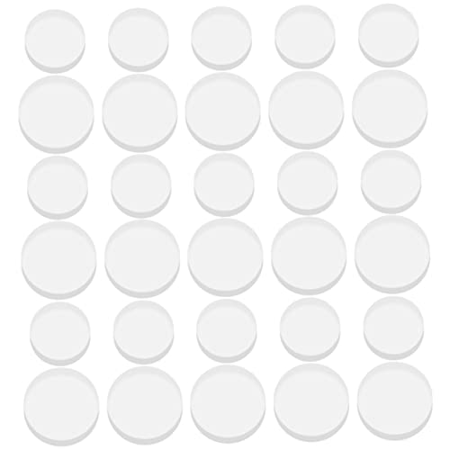 ETHZZLE 30stücke Transparente Gummipuffer Für Glas Tischplatte Schutzhülsen Anti-rutsch Möbel Abstandshalter Stoßdämpfer Oberflächenschutz von ETHZZLE