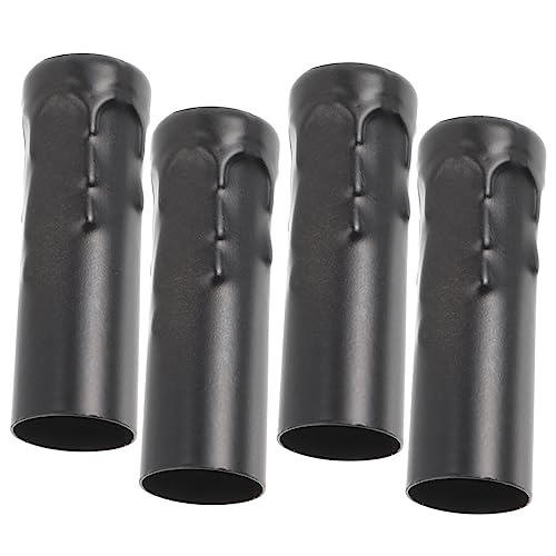 ETHZZLE 4 Stück Lampensockel Hülse für Kristall Deckenleuchten Hochwertige Fassung für Kerzenlampen Geeignet für DIY Lampenprojekte Schwarz ETHZZLE 4 Stück Lampensockel Hülse für Kristall Deckenleuchten Hochwertige Fassung für Kerzenlampen Geeignet für DIY Lampenprojekte Schwarz von ETHZZLE