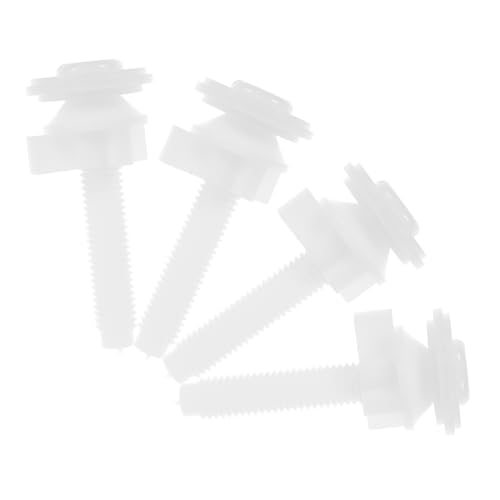 ETHZZLE 4 Stück Toilettensitz Befestigungsschrauben Einfach zu Installierende Wc Deckel Schrauben Langlebige Zubehörteile für Toilettensitze Unterlegscheiben und Muttern ETHZZLE 4 Stück Toilettensitz Befestigungsschrauben Einfach zu Installierende Wc Deckel Schrauben Langlebige Zubehörteile für Toilettensitze Unterlegscheiben und Muttern von ETHZZLE