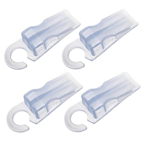 ETHZZLE 4 Stück Transparenter Rutschfester Türstopper mit Haken Elastischer Winddichter Türkeil ohne Bohren Sicherer Bodentürstopper für Zuhause Büro und Hotel Langlebiger Türkeil gegen ETHZZLE 4 Stück Transparenter Rutschfester Türstopper mit Haken Elastischer Winddichter Türkeil ohne Bohren Sicherer Bodentürstopper für Zuhause Büro und Hotel Langlebiger Türkeil gegen von ETHZZLE