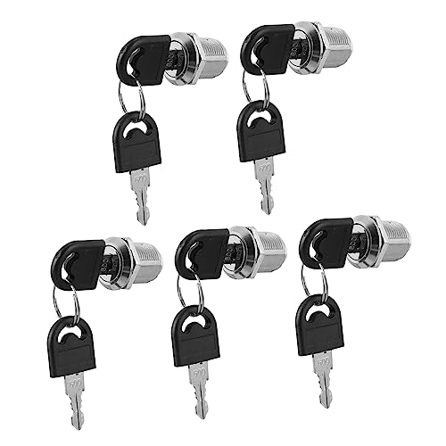 ETHZZLE 5stücke Briefkastenschloss Schloss Für Briefkästen Schrankschloss Schubladenschloss Aus Metalllegierung Mit Cam-sicherheitssystem Für Schränke von ETHZZLE