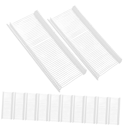 ETHZZLE 5000 Stück Transparente Kunststoff-anheftklammern mit Breitem Kopf für Kleidungsetiketten Leichte Robuste Befestigungsnadeln für Textil Verpackungsbedarf von ETHZZLE