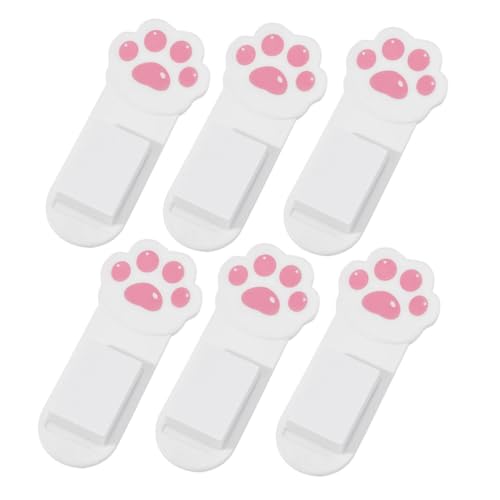 ETHZZLE 6 Stück Selbstklebender Katzenpfoten Wc Deckelheber Hygienischer Toilettensitz Lifter Einfach zu Montieren Geeignet für Familien Senioren und Praktisches Bad Accessoire von ETHZZLE