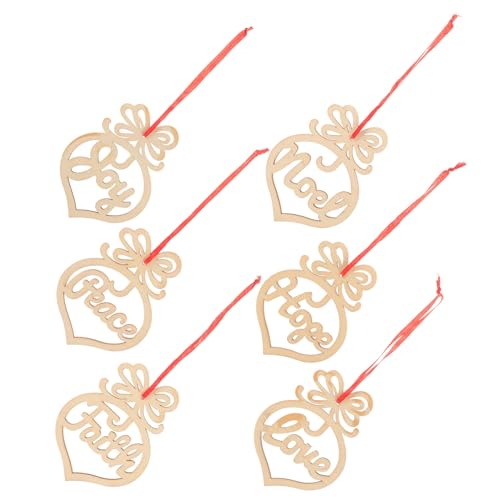ETHZZLE 6 Stück Teiliges Weihnachts Holzanhänger mit Buchstaben Beidseitig Bemalbare Holzscheiben für DIY Weihnachtsdeko Kreative Bastelaccessoires mit Band für Persönliche Geschenke und ETHZZLE 6 Stück Teiliges Weihnachts Holzanhänger mit Buchstaben Beidseitig Bemalbare Holzscheiben für DIY Weihnachtsdeko Kreative Bastelaccessoires mit Band für Persönliche Geschenke und von ETHZZLE