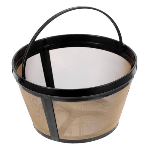 ETHZZLE 8 Kaffeefilterkorb Gold Kaffeefilter Mesh Kaffeefilter Edelstahl Kaffeefilter Kaffeezubehör Metall Kaffeefilter von ETHZZLE