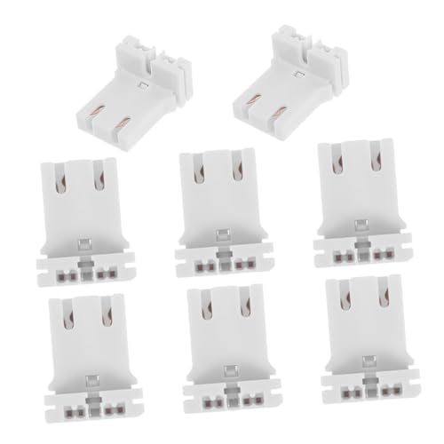 ETHZZLE 8 Stück U Förmige Lampenfassung Fluoreszierende Lampenfassung mit Plug Kompatibel für Effiziente Beleuchtung in und Fabriken ETHZZLE 8 Stück U Förmige Lampenfassung Fluoreszierende Lampenfassung mit Plug Kompatibel für Effiziente Beleuchtung in und Fabriken von ETHZZLE